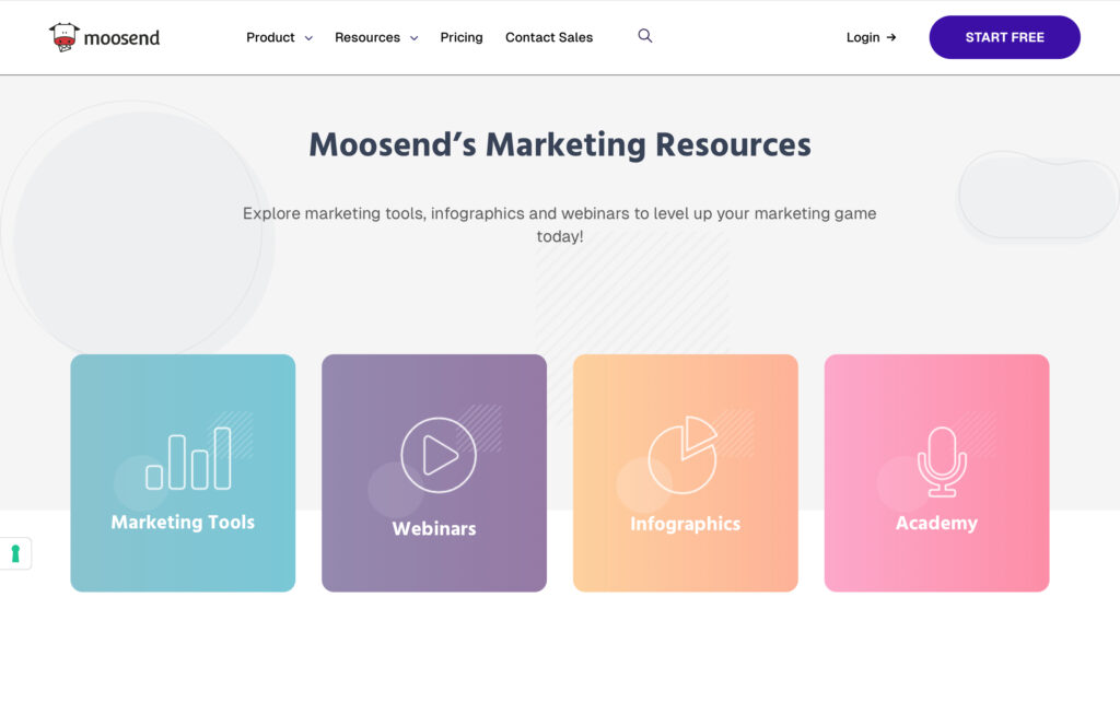 Moosend review 2026 marketing resources overview
