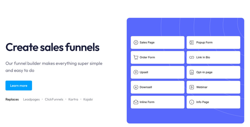 Systeme.io review 2026 funnel builder interface